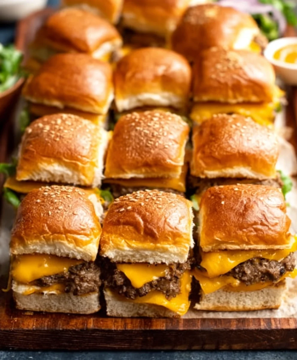 Easy Cheeseburger Sliders- Perfect Party Appetizer