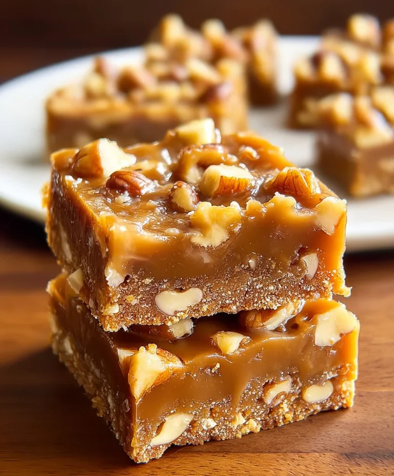 Gooey Butterscotch Nut Bars-Easy Decadent Treat