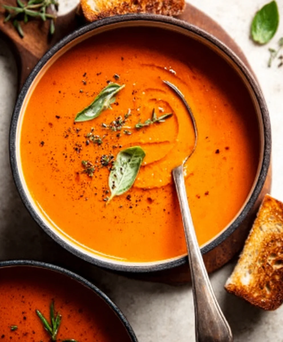 Creamy Tomato Soup Canned Tomatoes Cozy Comfort