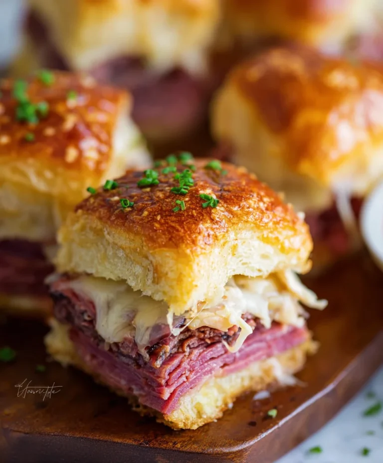 Easy Reuben Sliders- Delicious Beef Sandwich Bites