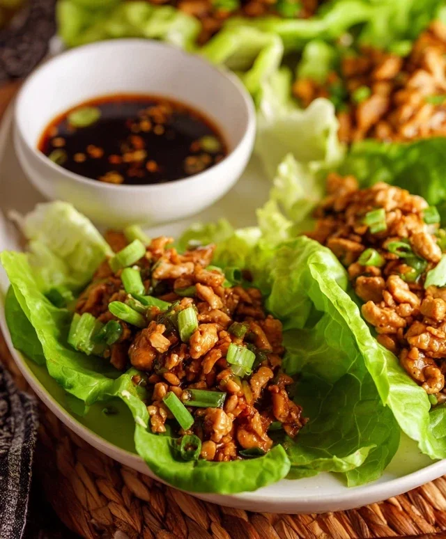 Chicken Lettuce Wraps (PF Chang's Copycat)