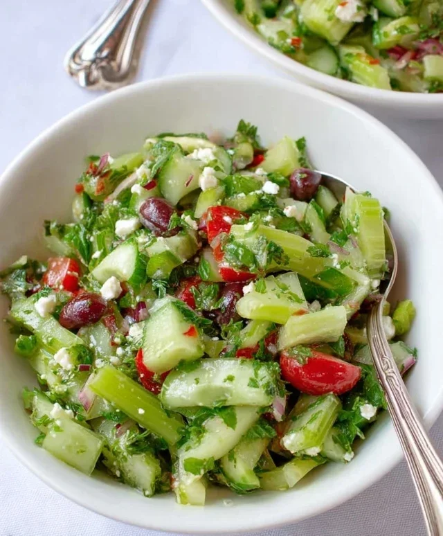 Mediterranean Celery Salad