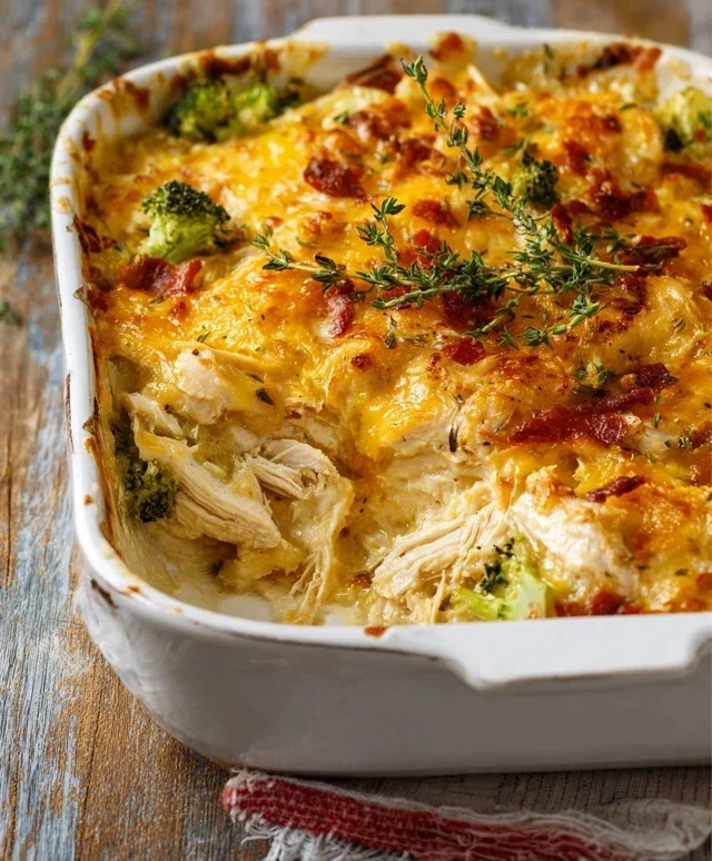 Easy Low Carb Chicken Casserole