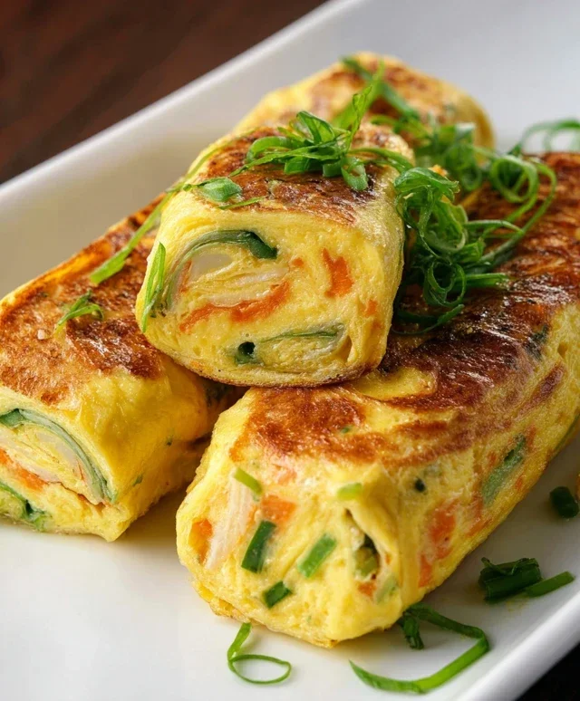 Gyeran Mari (Korean Rolled Omelette)