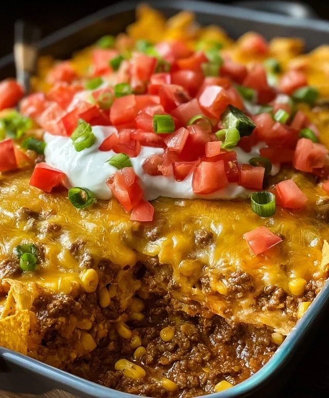 Walking Taco Casserole