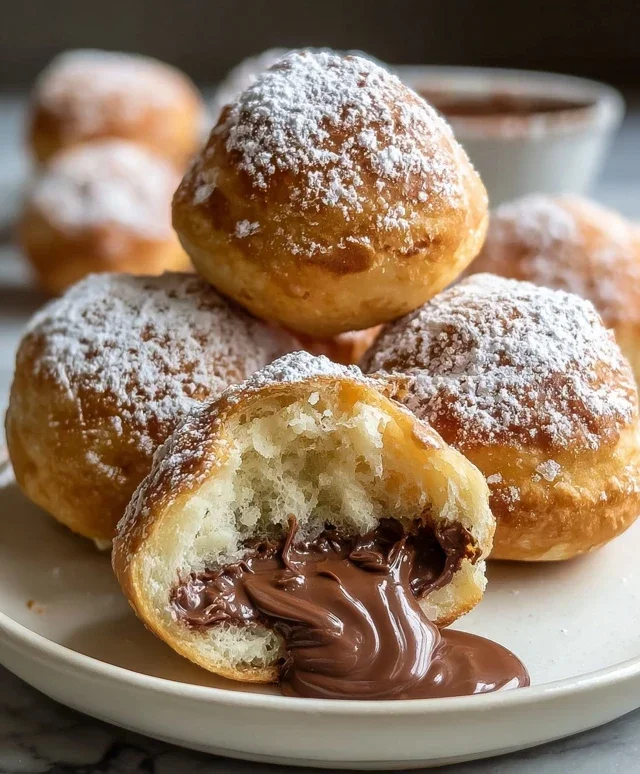 Air Fryer Nutella Bombs