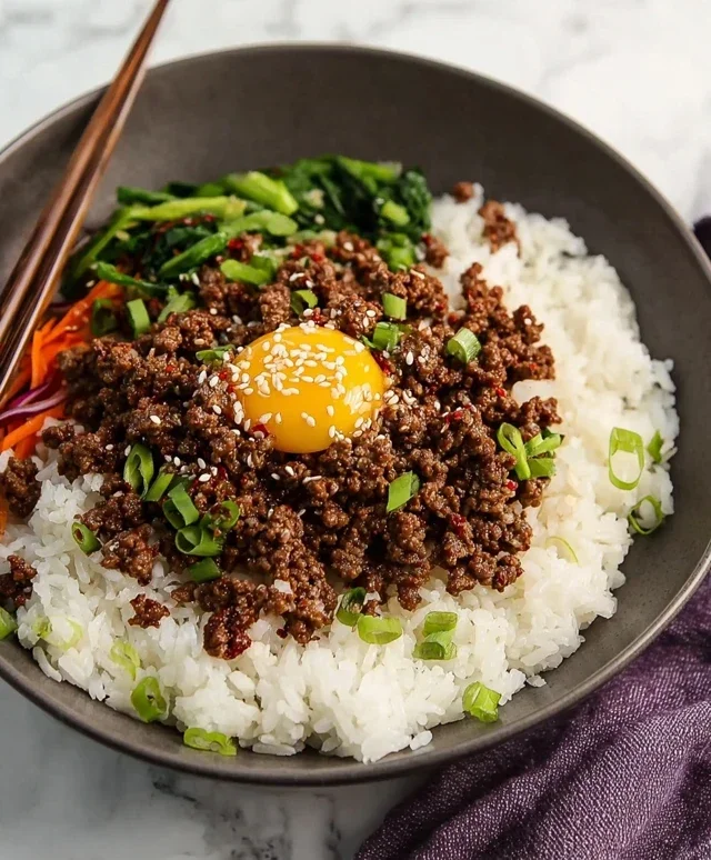 Korean Ground Beef Bowl (25-Minutes)