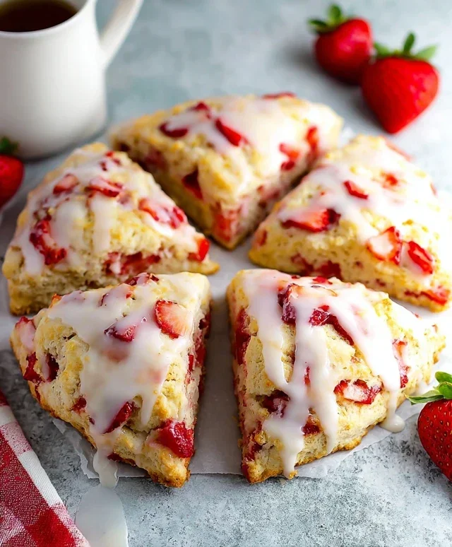 Strawberry Scones