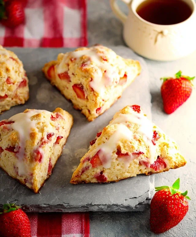 Strawberry Scones