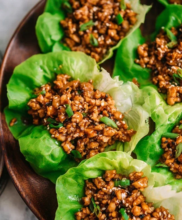 Crunchy PF Chang's Lettuce Wraps