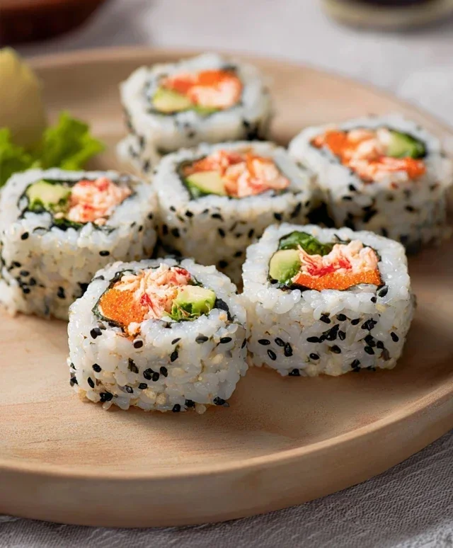 Kani Sushi (Spicy Crab Roll)