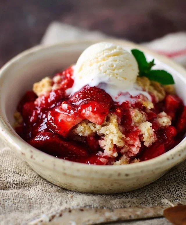 Strawberry Cobbler