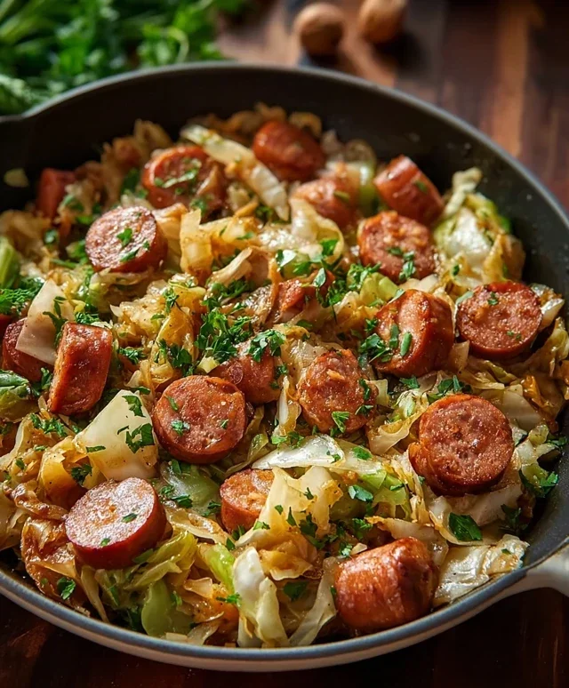 Easy Sausage and Cabbage Stir Fry
