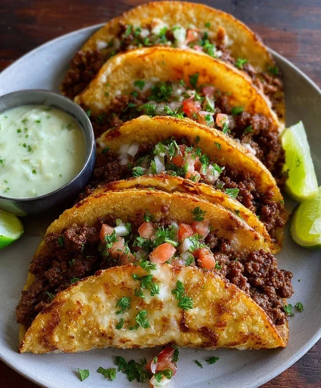 Crispy Ground Beef Tacos