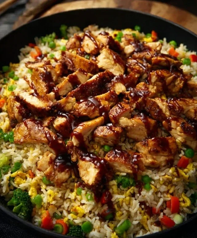 One-Pan Bold Honey BBQ Chicken Rice