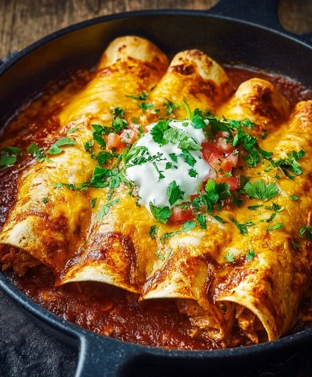 Delicious Chicken Enchiladas