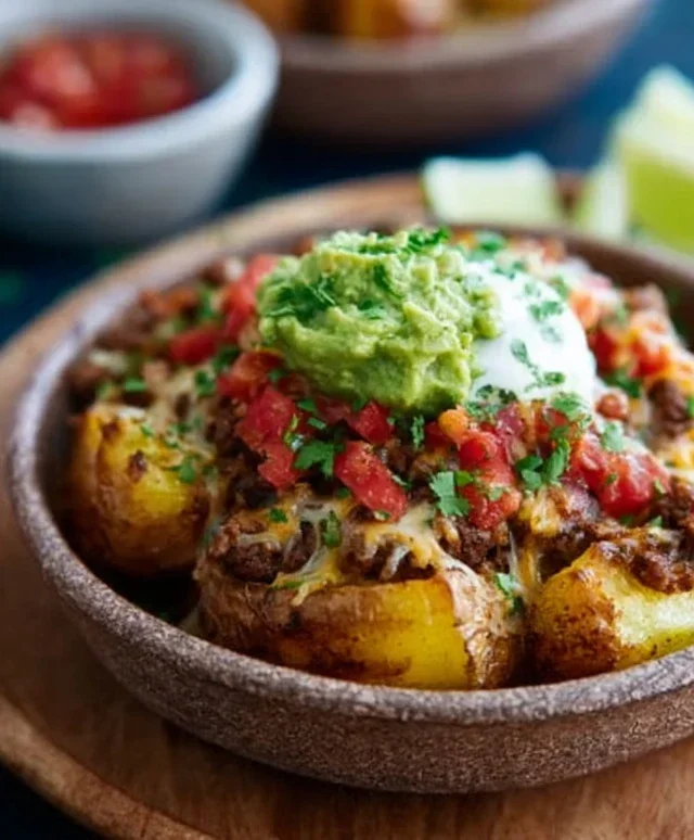 Loaded Potato Taco Bowl