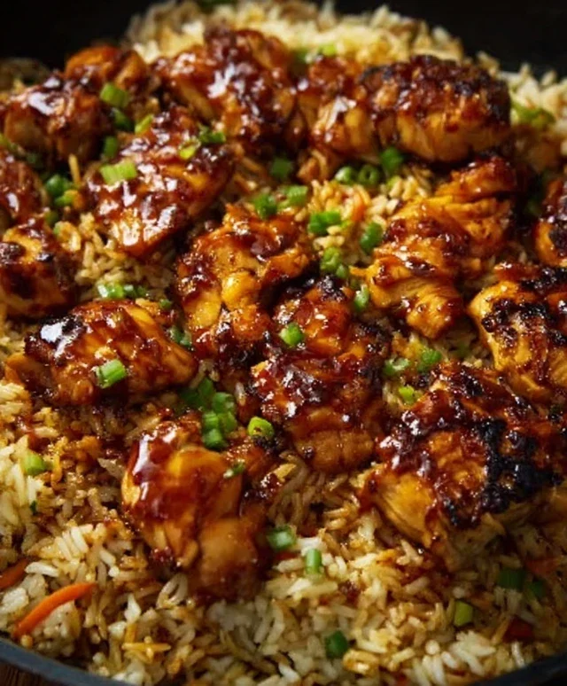 One-Pan Bold Honey BBQ Chicken Rice