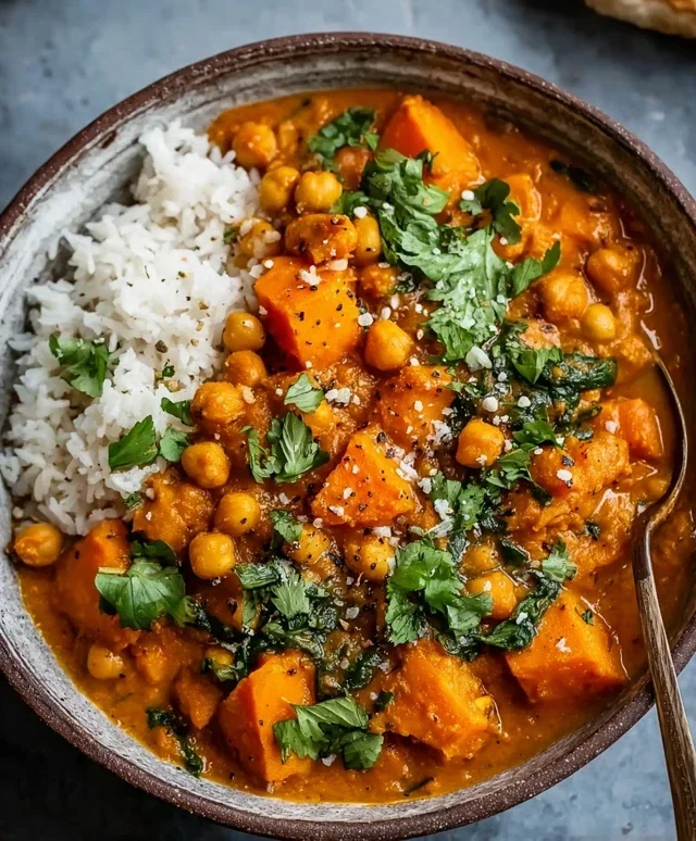 Sweet Potato and Chickpea Curry