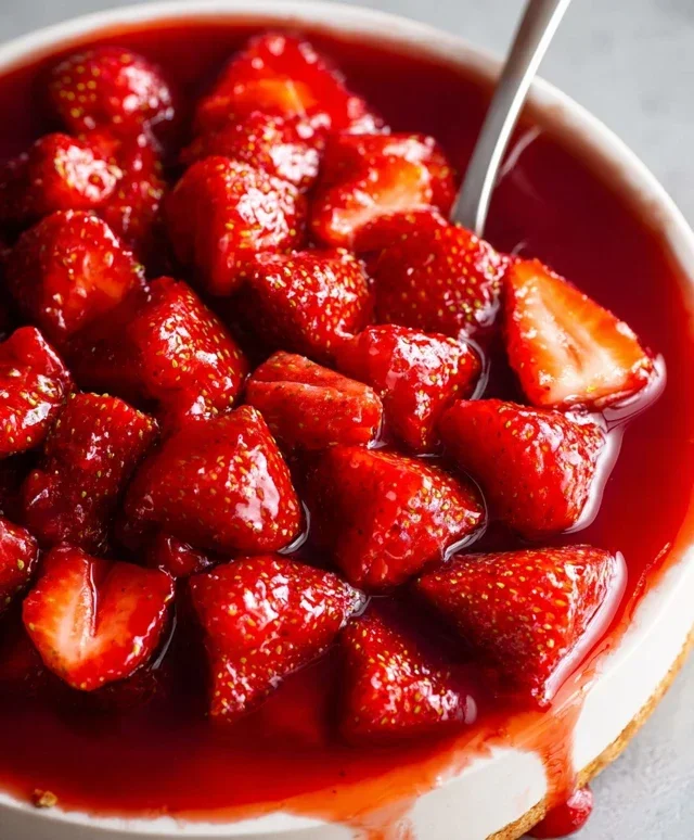 Fresh Strawberry Sauce (Strawberry Topping)