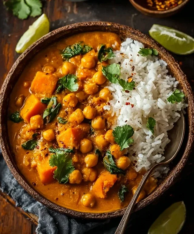 Sweet Potato and Chickpea Curry