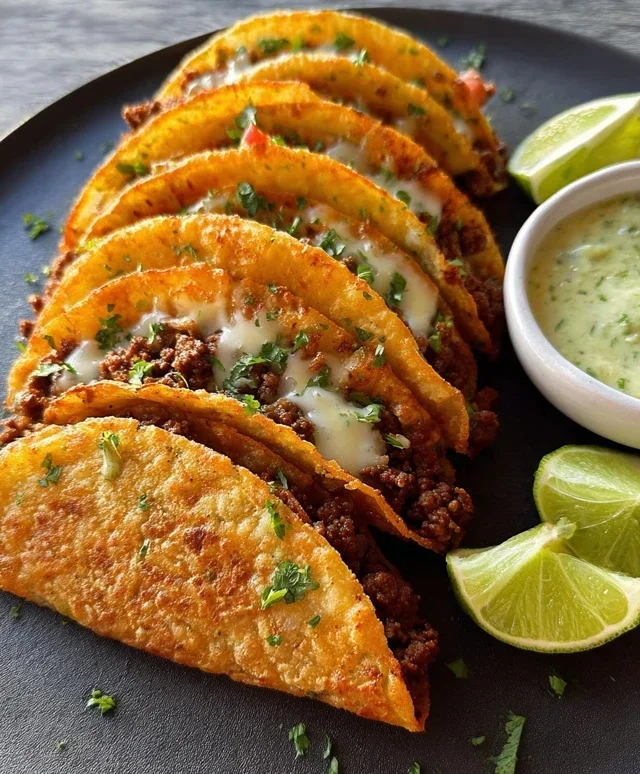 Crispy Ground Beef Tacos