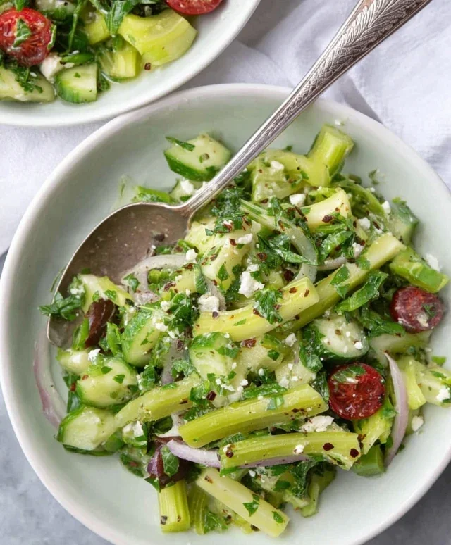Mediterranean Celery Salad