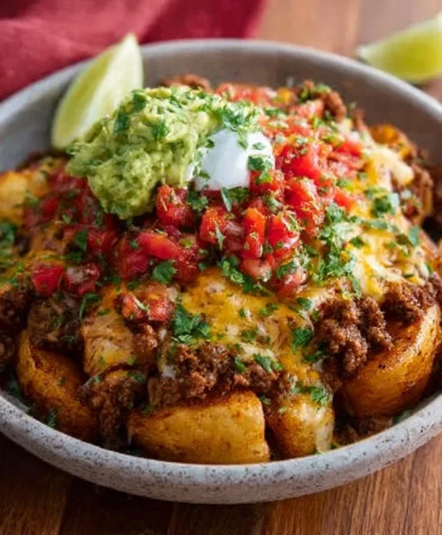 Loaded Potato Taco Bowl