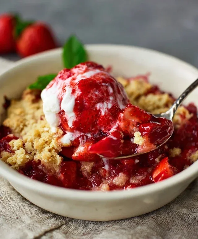 Strawberry Cobbler