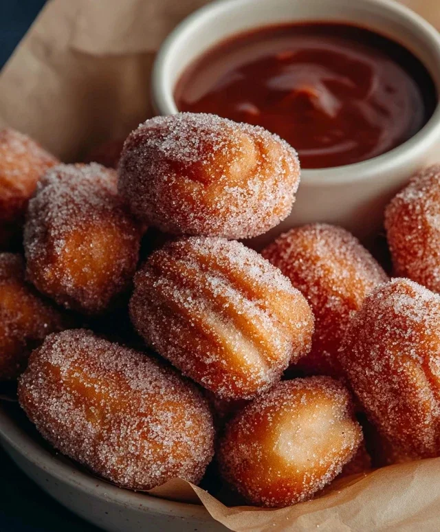 Sweet Air Fryer Churro Bites Recipe