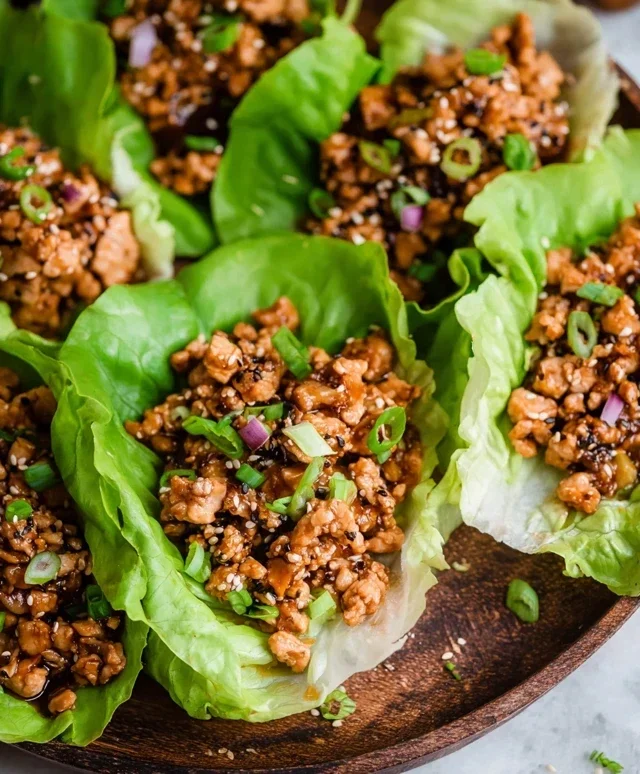 Crunchy PF Chang's Lettuce Wraps