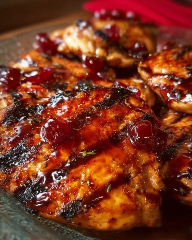 Cherry Dr. Pepper Grilled Chicken