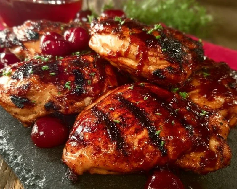 Cherry Dr. Pepper Grilled Chicken