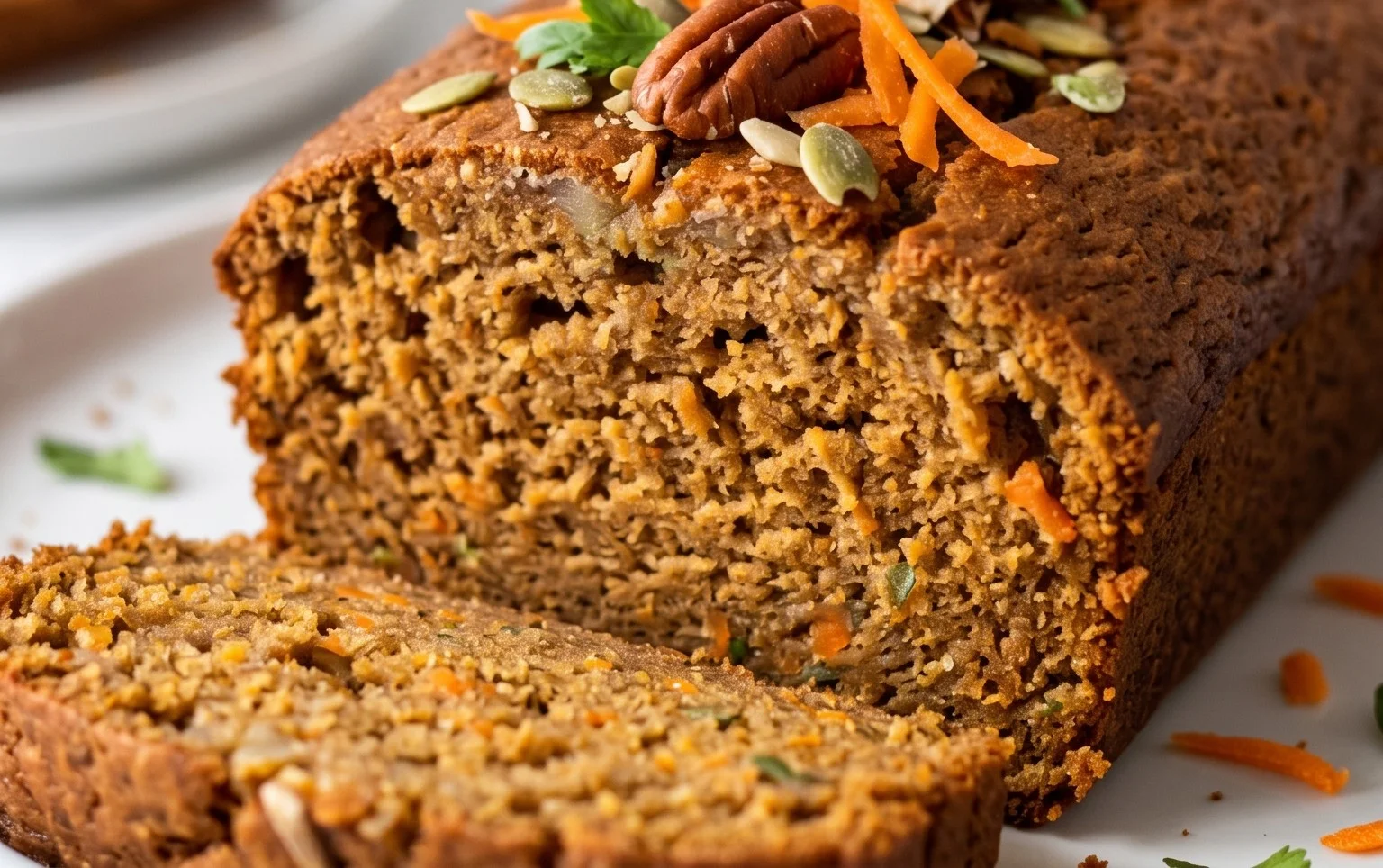 Dairy Free Carrot Cake Banana Bread