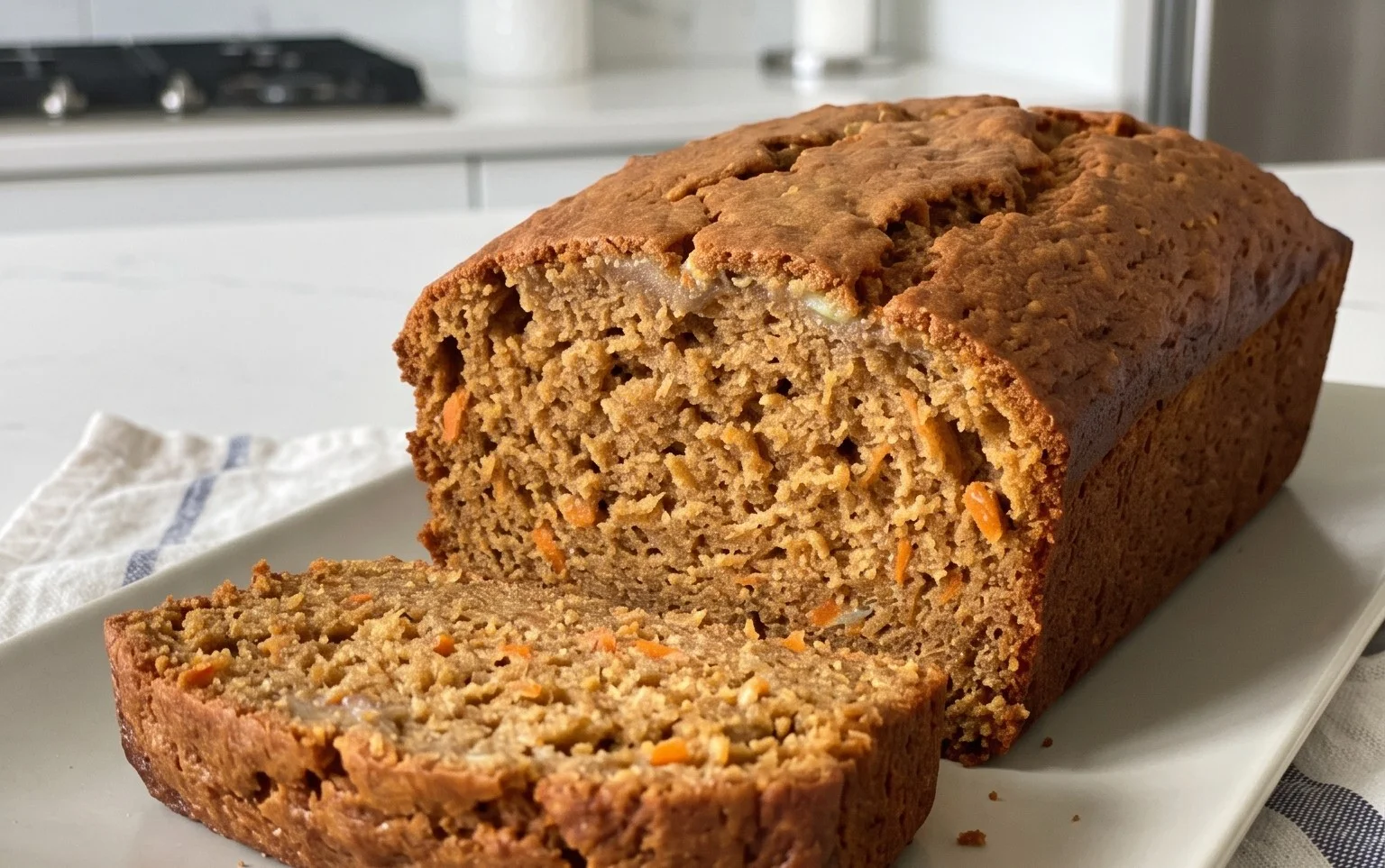 Dairy Free Carrot Cake Banana Bread