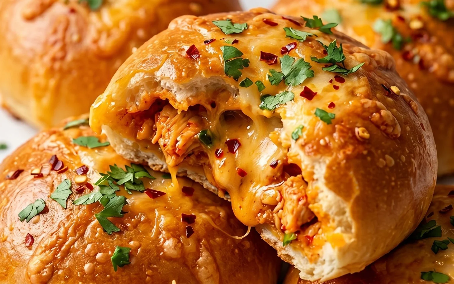 Cheesy Dynamite Chicken Buns