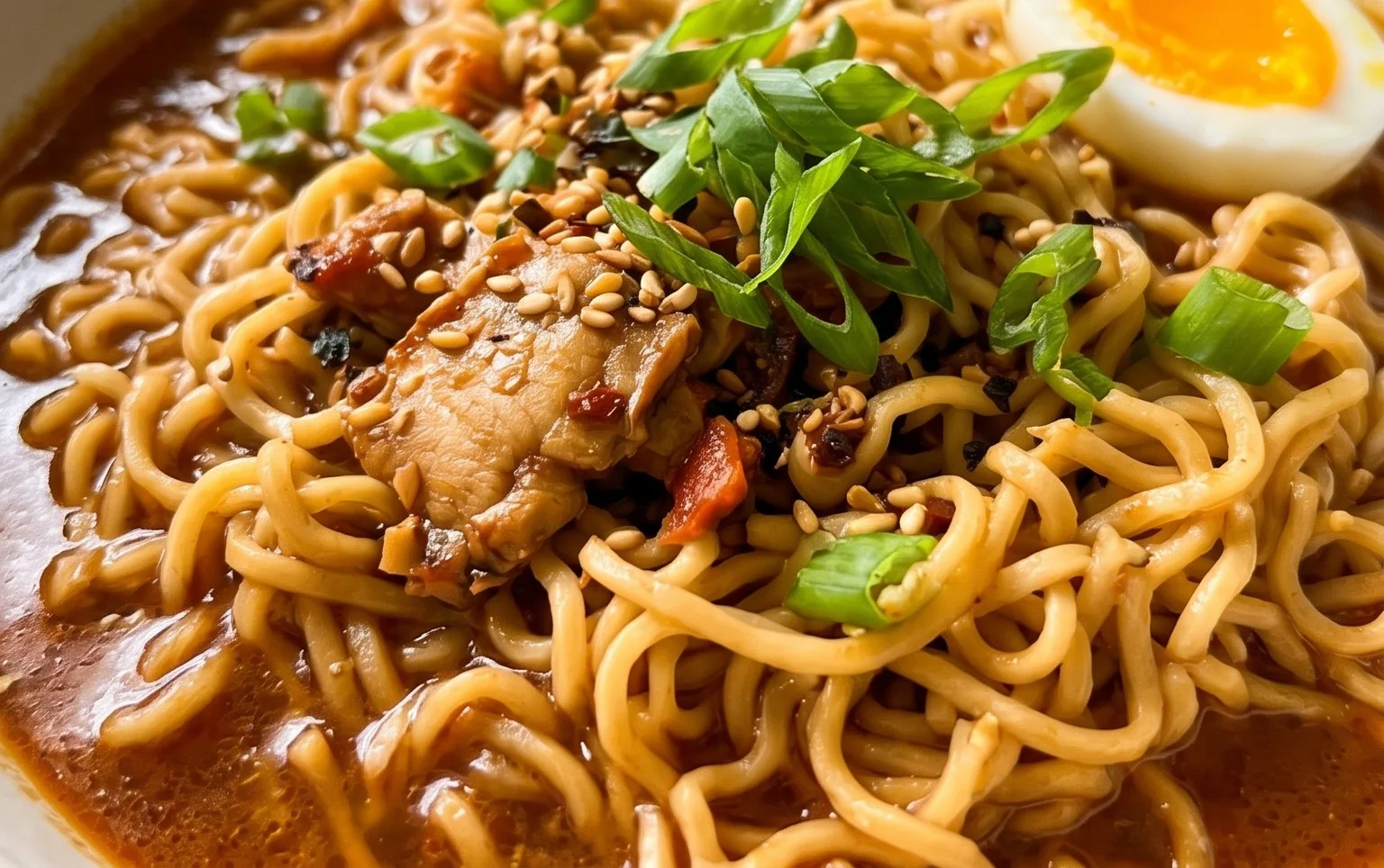 Easy Saucy Ramen Noodles