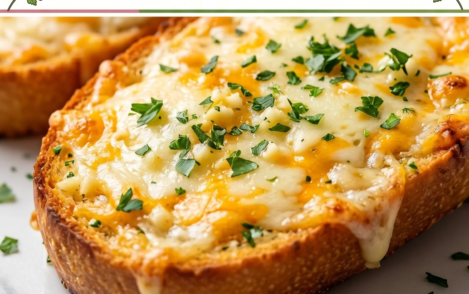 BEST CHEESY GARLIC BREAD RECIPE