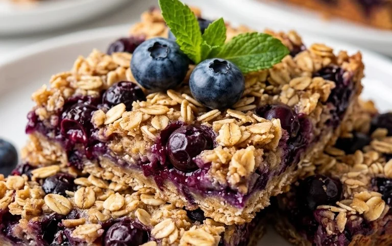 Blueberry Oatmeal Bars
