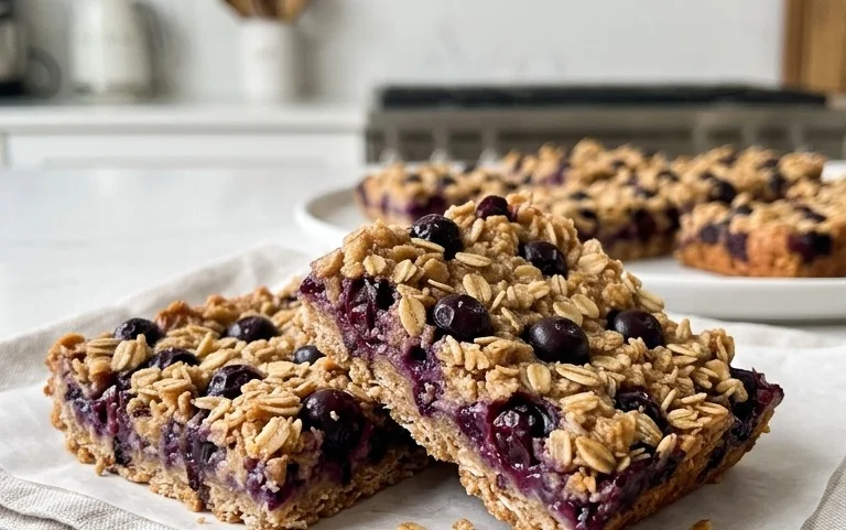 Blueberry Oatmeal Bars
