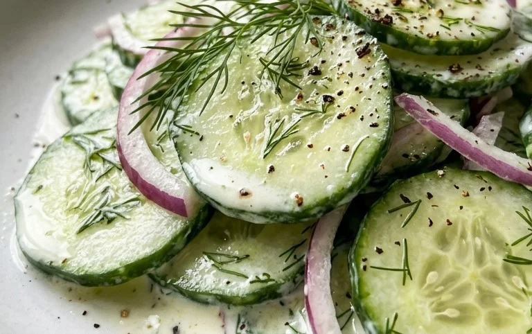 Polish Cucumber Salad