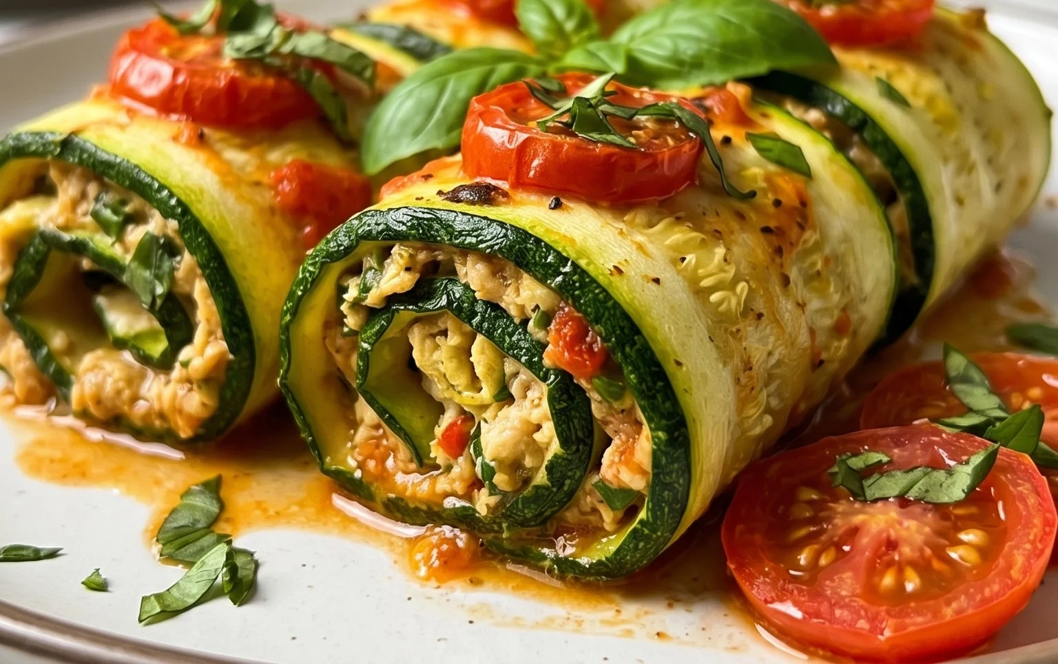 Vegan Zucchini Rollatini