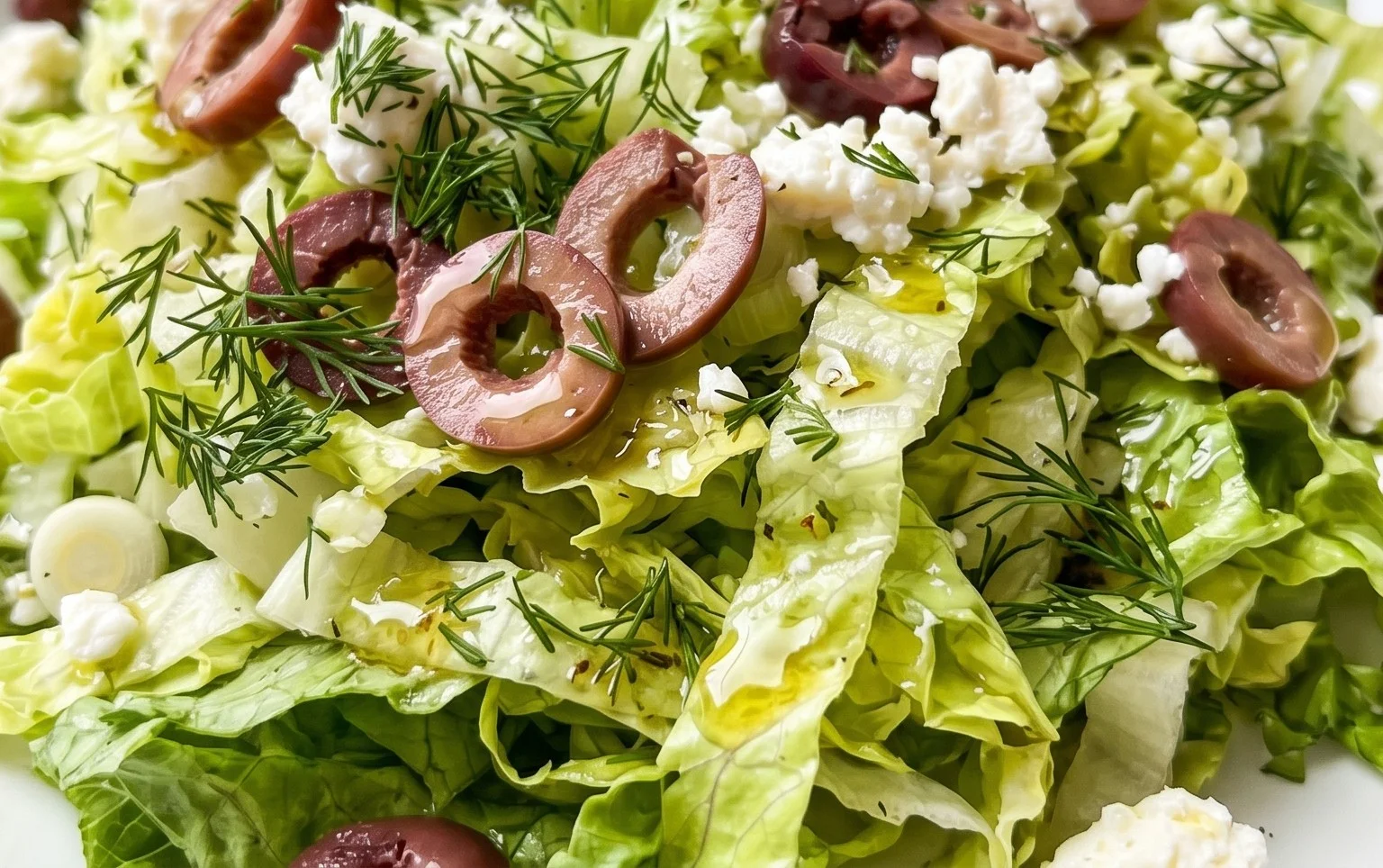 Maroulosalata (Greek Lettuce Salad)