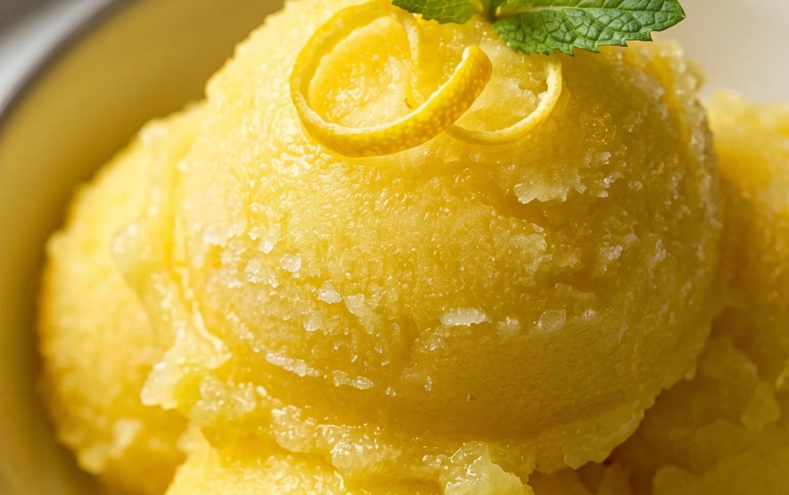 Lemon Sorbet
