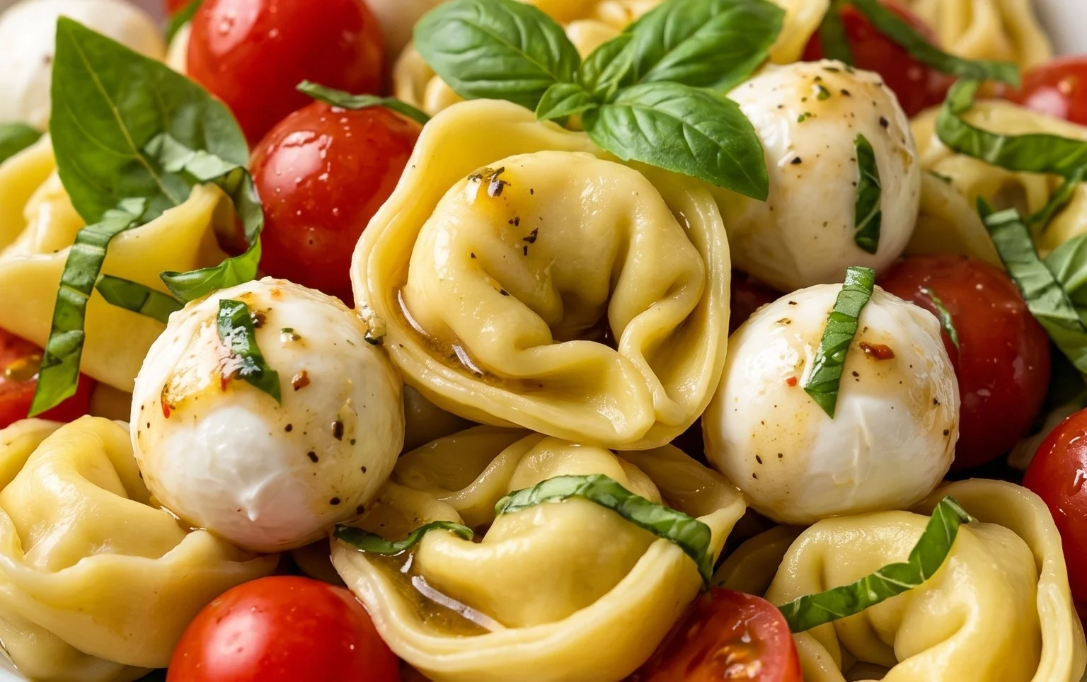 Tortellini Caprese Salad