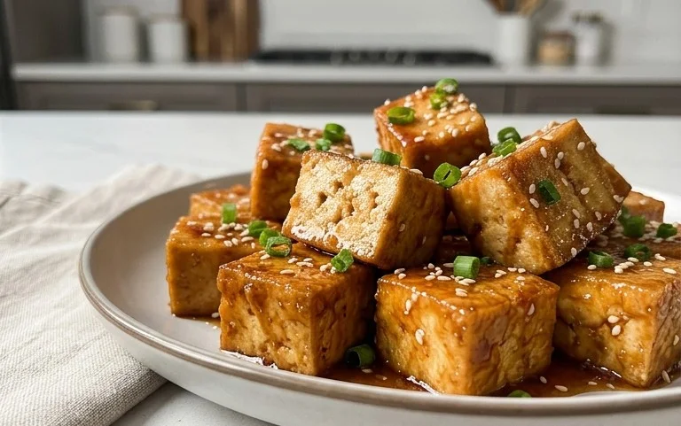 Honey Garlic Tofu