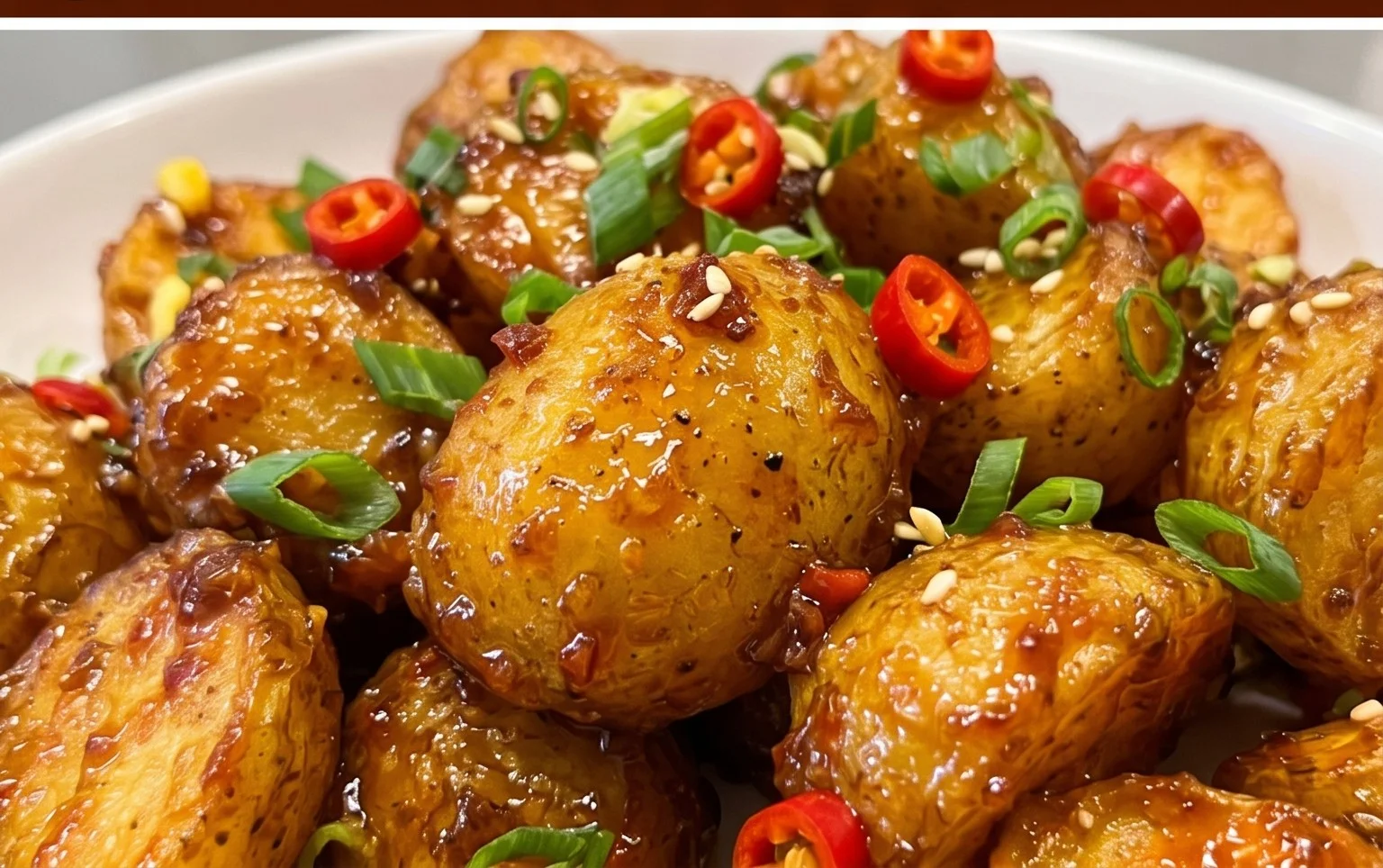 Crispy Honey Chilli Potatoes