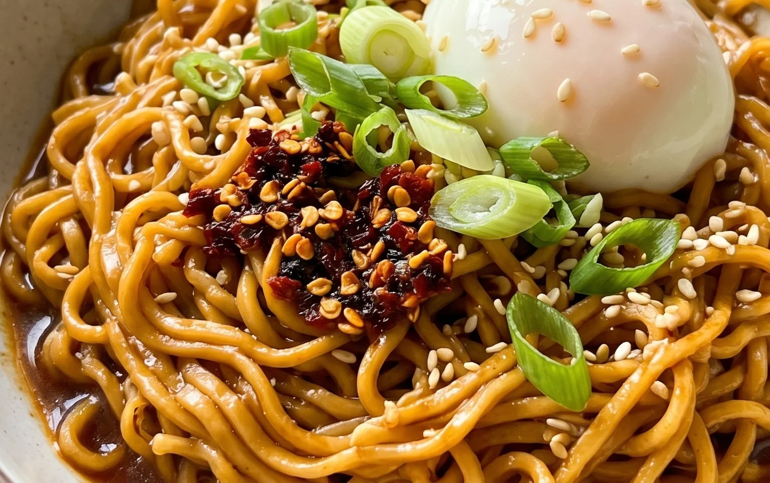 Easy Saucy Ramen Noodles