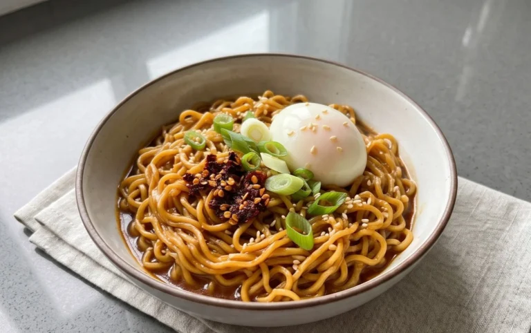 Easy Saucy Ramen Noodles