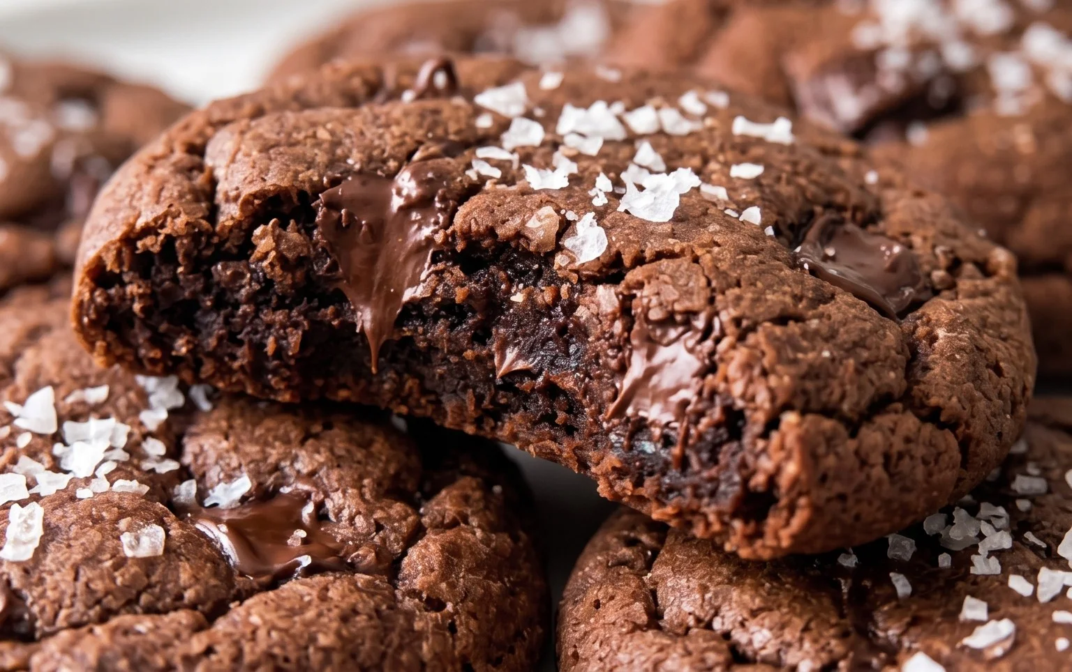 Salted Brownie Cookies